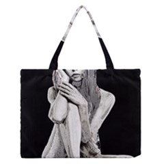 Stone Girl Medium Zipper Tote Bag by Valentinaart