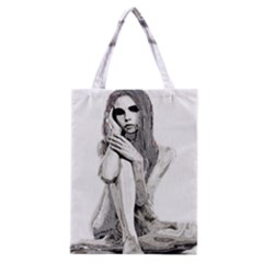 Stone Girl Classic Tote Bag by Valentinaart