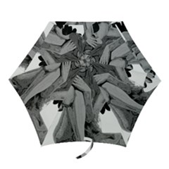 Stone Angel Mini Folding Umbrellas by Valentinaart