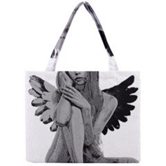 Stone Angel Mini Tote Bag by Valentinaart