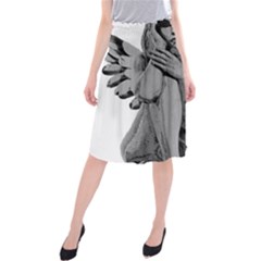 Stone Angel Midi Beach Skirt by Valentinaart