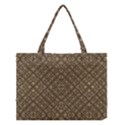 Wooden Ornamented Pattern Medium Tote Bag View1