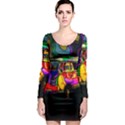 Hippie van  Long Sleeve Bodycon Dress View1