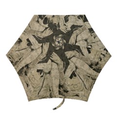 Vintage Angel Mini Folding Umbrellas