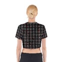 Chinese characters Cotton Crop Top View2