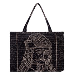 Count Vlad Dracula Medium Tote Bag by Valentinaart