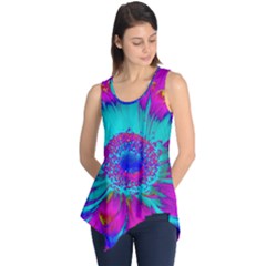 Retro Colorful Decoration Texture Sleeveless Tunic by Simbadda