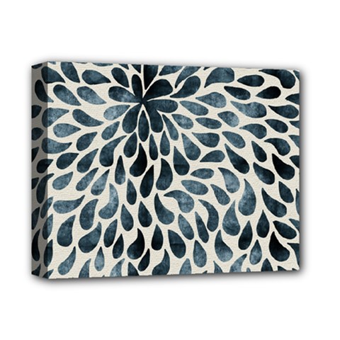 Abstract Flower Petals Floral Deluxe Canvas 14  X 11 
