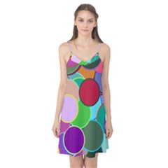 Dots Circles Colorful Unique Camis Nightgown