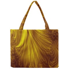 Flower Gold Hair Mini Tote Bag