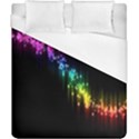 Illustrations Black Colorful Line Purple Yellow Pink Duvet Cover (California King Size) View1