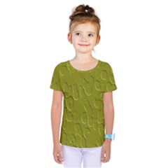 Olive Bubble Wallpaper Background Kids  One Piece Tee