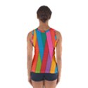 Colorful Lines Pattern Women s Sport Tank Top  View2