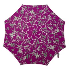 Floral Pattern Background Hook Handle Umbrellas (medium) by Simbadda