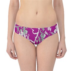 Floral Pattern Background Hipster Bikini Bottoms