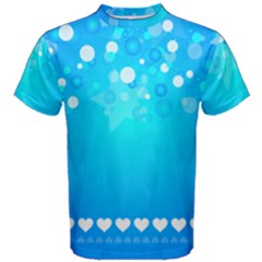 Blue Dot Star Men s Cotton Tee by Simbadda