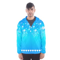 Blue Dot Star Hooded Wind Breaker (men) by Simbadda