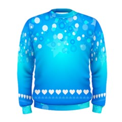 Blue Dot Star Men s Sweatshirt by Simbadda