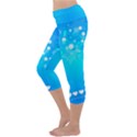 Blue Dot Star Capri Yoga Leggings View2