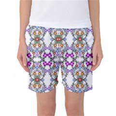 Floral Ornament Baby Girl Design Women s Basketball Shorts