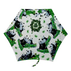 Cute Panda Cartoon Mini Folding Umbrellas by Simbadda