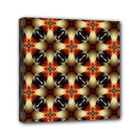 Kaleidoscope Image Background Mini Canvas 6  X 6  by Simbadda