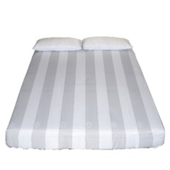 Main Field Football Sport Gray Fitted Sheet (queen Size)