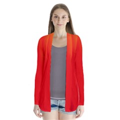 Multi Color Pattern Background Cardigans