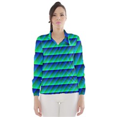 Background Texture Structure Color Wind Breaker (Women)