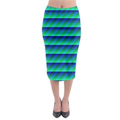 Background Texture Structure Color Midi Pencil Skirt