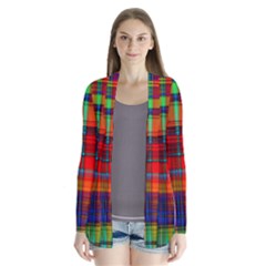 Abstract Color Background Form Cardigans