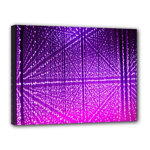 Pattern Light Color Structure Canvas 16  X 12  by Simbadda