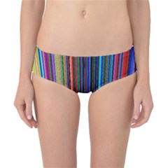 Multi Colored Lines Classic Bikini Bottoms