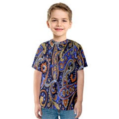 Pattern Color Design Texture Kids  Sport Mesh Tee