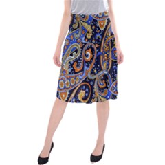 Pattern Color Design Texture Midi Beach Skirt by Simbadda