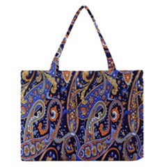 Pattern Color Design Texture Medium Zipper Tote Bag