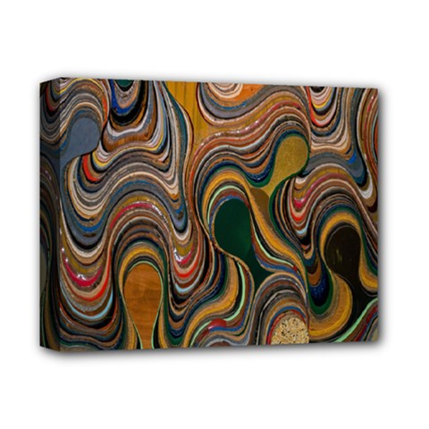 Swirl Colour Design Color Texture Deluxe Canvas 14  X 11  by Simbadda