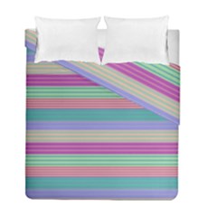 Backgrounds Pattern Lines Wall Duvet Cover Double Side (full/ Double Size) by Simbadda