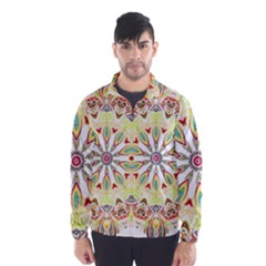 Intricate Flower Star Wind Breaker (men) by Alisyart