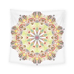 Intricate Flower Star Square Tapestry (small) by Alisyart