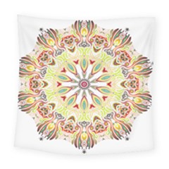 Intricate Flower Star Square Tapestry (large) by Alisyart