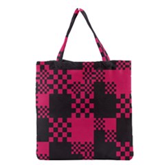 Cube Square Block Shape Creative Grocery Tote Bag by Simbadda