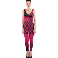 Cube Square Block Shape Creative Onepiece Catsuit by Simbadda
