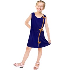 Greeting Card Invitation Blue Kids  Tunic Dress by Simbadda