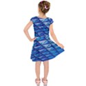 Lines Geometry Architecture Texture Kids  Short Sleeve Dress View2