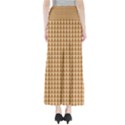 Pattern Gingerbread Brown Maxi Skirts View2