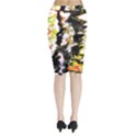 Canvas Acrylic Digital Design Midi Wrap Pencil Skirt View2