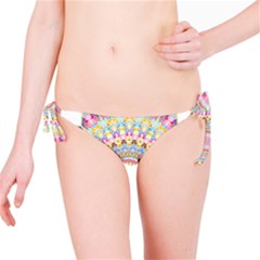 Kaleidoscope Star Love Flower Color Rainbow Bikini Bottom by Alisyart