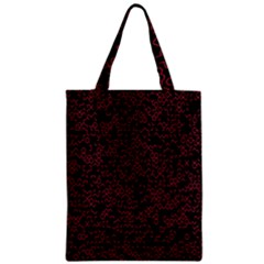 Random Pink Black Red Zipper Classic Tote Bag