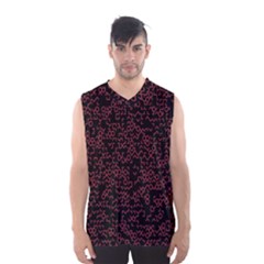 Random Pink Black Red Men s Basketball Tank Top by Alisyart